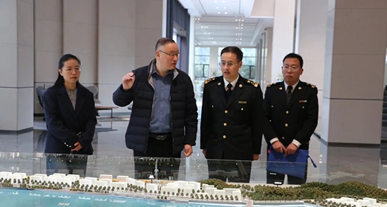 丽水海关关长洪壮一行调研88858cc永利集团